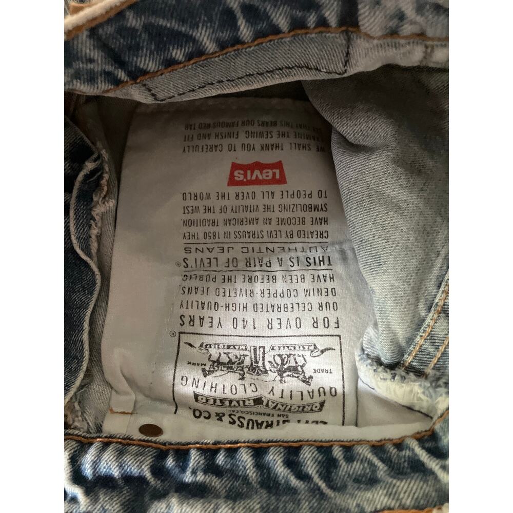Levi’s 512Frayed cutoff Shorts size 5 - Picture 9 of 10